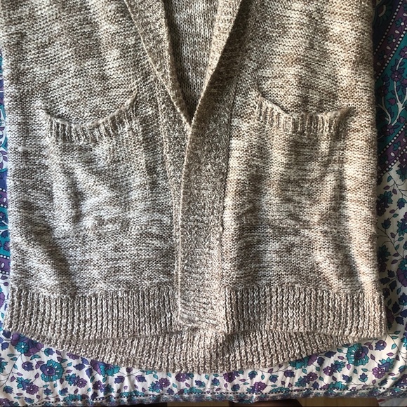 Oatmeal Long Cardigan - Picture 3 of 3